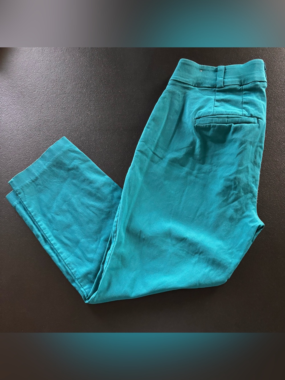 Lane Bryant Teal Straight-Leg Pants